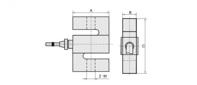 Тип ячейка загрузки ГСЛ301 500кг с напряжения обжатия