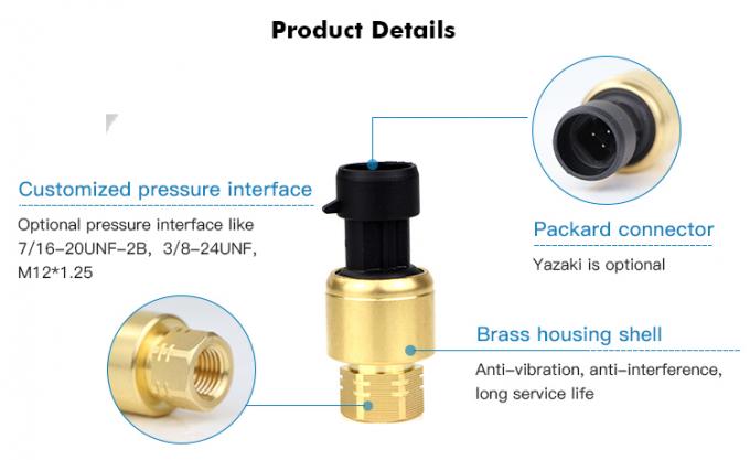 RPT233S 0~20MPa Packard Yazaki 1%FS Керамический датчик давления для системы HAVC 0